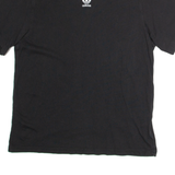 ADIDAS Womens T-Shirt Black UK 6