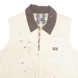 DICKIES Mens Gilet Beige 2XL