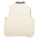 DICKIES Mens Gilet Beige 2XL