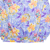 KIM ROGERS SPORTSLINE Womens Track Jacket Blue Silk Floral XL