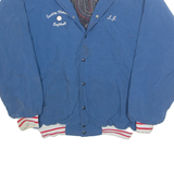 GO SPORTSWEAR Mens Bomber Jacket Blue USA XL