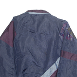 ATHLETECH Mens Track Jacket Blue Nylon Floral M