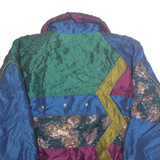 KENT STREET Womens Coat Blue Crazy Pattern L