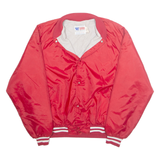 UNITED STATES APPAREL Womens Varsity Jacket Red Nylon USA XL