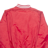 UNITED STATES APPAREL Womens Varsity Jacket Red Nylon USA XL