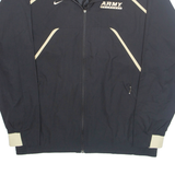 NIKE Army Lacrosse Mesh Lined Mens Track Jacket Black L