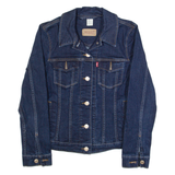 LEVI'S Womens Denim Jacket Blue S
