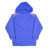 MAKER Mens Ski Jacket Blue 90s Hooded M