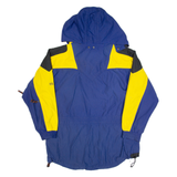 SLALOM SPORTS Womens Pullover Jacket Blue 90s Hooded L