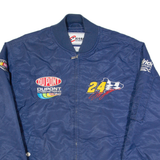CHASE AUTHENTICS Jeff Gordon Racing Mens Bomber Jacket Blue USA M