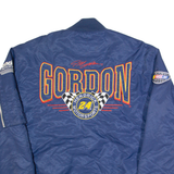 CHASE AUTHENTICS Jeff Gordon Racing Mens Bomber Jacket Blue USA M