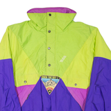 Womens Jacket Green Colourblock L