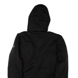 LONSDALE Mens Jacket Black Hooded S