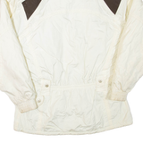 Womens Jacket White Nylon UK 14