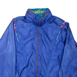CHAMPION Womens Bomber Jacket Blue L