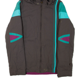 ROXY Womens Ski Jacket Brown Hooded M