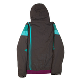 ROXY Womens Ski Jacket Brown Hooded M
