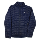 REEBOK Womens Jacket Blue Nylon L