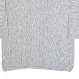WHITE STUFF Womens Jumper Grey Tight Knit 3/4 Sleeve Linen UK 12