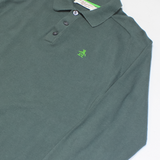 ORIGINAL PENGUIN Mens Jumper Green Collared Tight Knit S