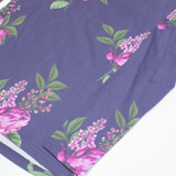 JOULES Womens Patterned Jumper Blue Floral Tight Knit UK 8