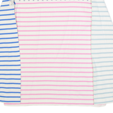 JOULES Womens Patterned Jumper White Striped Tight Knit UK 6