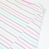 JOULES Womens Patterned Jumper White Striped Tight Knit UK 6