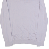 REISS Wessex Womens Jumper Purple Tight Knit Wool XS