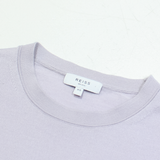 REISS Wessex Womens Jumper Purple Tight Knit Wool XS