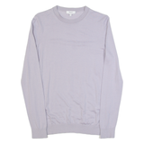 REISS Wessex Womens Jumper Purple Tight Knit Wool XS