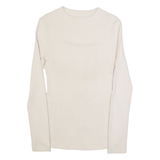 PIERRE CARDIN Womens Jumper Beige Tight Knit S