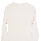 PIERRE CARDIN Womens Jumper Beige Tight Knit S