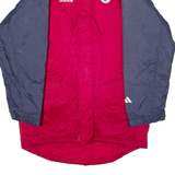 ADIDAS S.L Benfica Bench Mens Coat Red 90s Colourblock S
