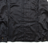 DACO FASHION EXCLUSIVE Womens Plain Shirt Blue Long Sleeve L