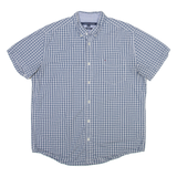TOMMY HILFIGER Mens Shirt Blue Check L