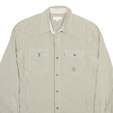 DIESEL Mens Shirt Grey Check Long Sleeve L