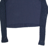 HOLLISTER Womens Jumper Blue Tight Knit L