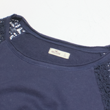 HOLLISTER Womens Jumper Blue Tight Knit L
