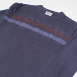 TOMMY JEANS Mens Jumper Blue Tight Knit XS