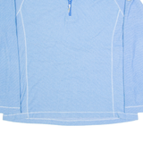 REGATTA Womens Fleece Blue 1/4 Zip UK 16