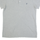 FRENCH CONNECTION Mens Polo Shirt Grey L