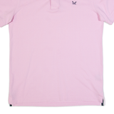 CREW CLOTHING Mens Polo Shirt Pink XS