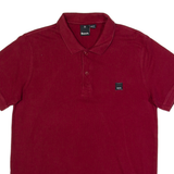 BENCH Mens Polo Shirt Red M
