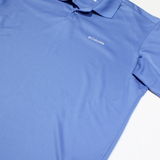 COLUMBIA Mens Polo Shirt Blue XL