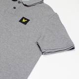 LYLE & SCOTT Relaxed Fit Mens Polo Shirt Grey M