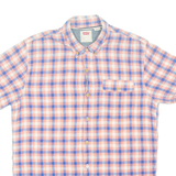 LEVI'S Mens Shirt Pink Check S