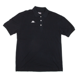 KAPPA Mens Polo Shirt Black 2XL
