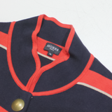 HOBBS LONDON Womens Overcoat Coat Black Striped UK 14