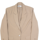 BOA Womens Blazer Jacket Beige S