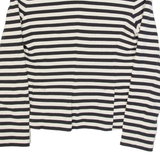 RALPH LAUREN Womens Blazer Jacket Black Striped S